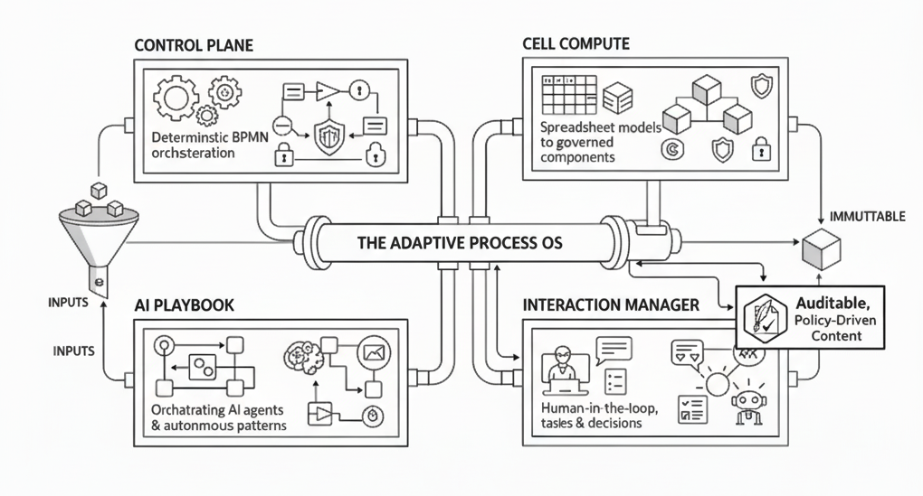 The Adaptive Process OS Architecture Diagram